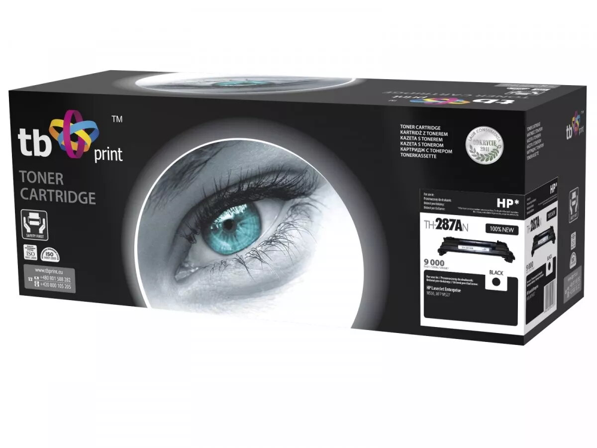 Toneris HP CF287A LJ M506 10000