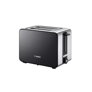 Toaster Bosch TAT7203 2 slice 1050 W Black Stainless steel