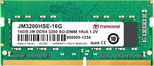 Memory Module Transcend JetRam DDR4 16GB 3200MHz SO-DIMM