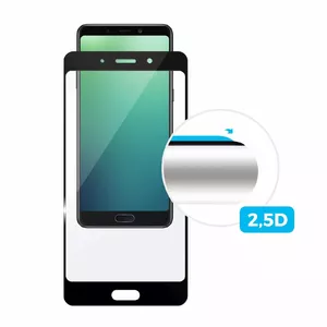 Защитное стекло FIXED для Galaxy A20e — полное клеевое покрытие (черное)
