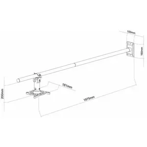 Projector Mount P-106b 100-200cm