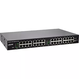 InLine PoE+ Gigabit Injector Hub 16 Port PoE+ 19"1U