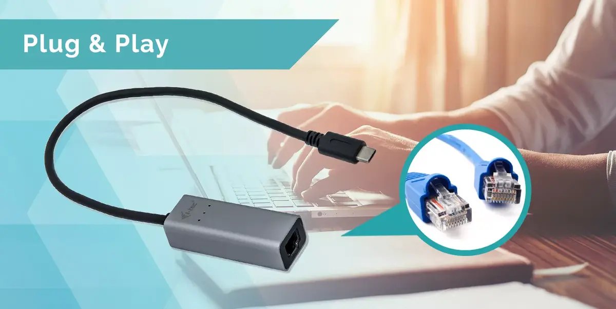 Адаптер USB-C Gigabit Ethernet i-tec C31METALGLAN Photo 9