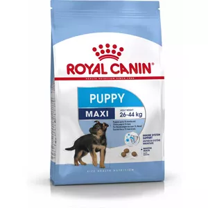 Sauss barības suns Royal Canin Maxi Puppy 4 kg — ar putnu gaļu, liela šķirne kucēniem (26–44 kg)