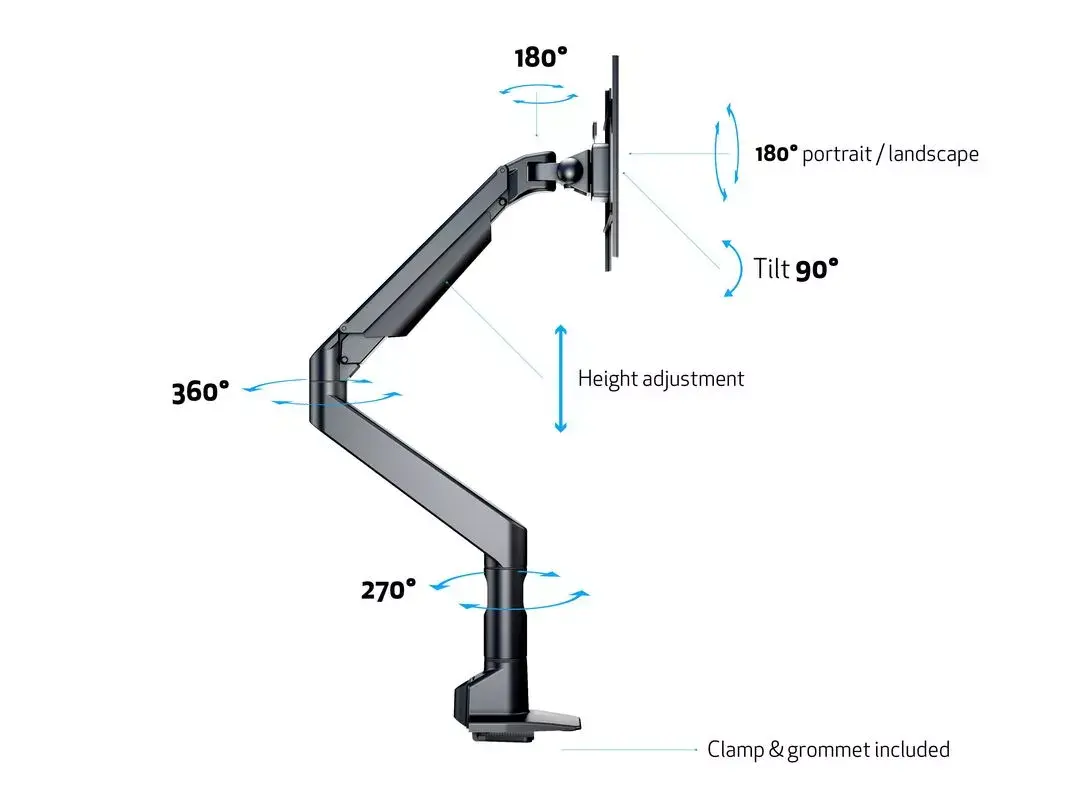 Monitoru statīvs MULTIBRACKETS M VESA Gas Lift XL Single Photo 21