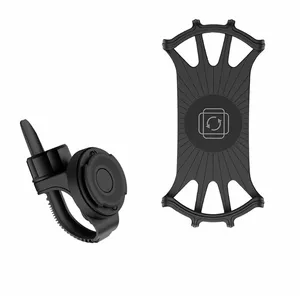 Bike phone holder Tellur BPH100 Black — handlebar mount for smartphones, adjustable grip