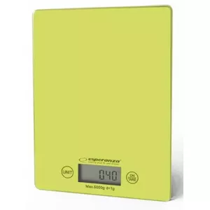 Esperanza EKS002G kitchen scale Green, Yellow Countertop Rectangle Electronic kitchen scale