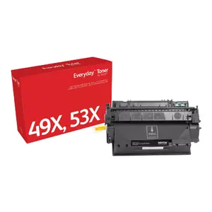 Toner cartridge Xerox Everyday Black compatible with HP 49X/53X (Q5949X/Q7553X), high capacity, 6000 pages, 1 pc