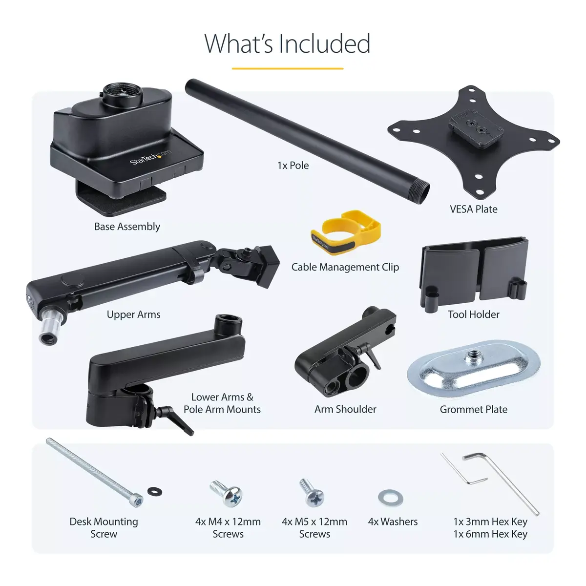 Desk Mount Monitor Arm StarTech ARMPIVOT2USB3 Photo 19