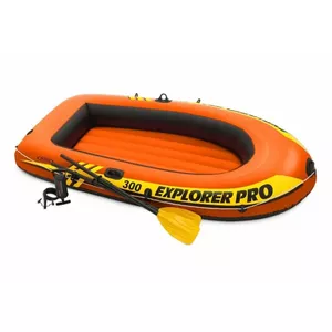 Piepūšamā laiva Intex Explorer Pro 300 ar airiem un sūkni, līdz 3 personām