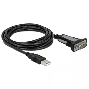 USB 2.0 Type-A к 1 x последовательному RS-232 DB9 4 м DeLOCK 66323