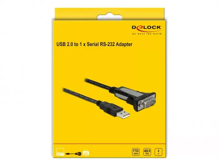 USB 2.0 Type-A uz RS-232 DB9 DeLOCK 66323 Photo 2