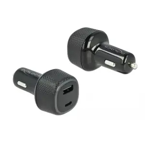 Car charger DeLOCK 64108 USB Type-C PD 3.0 and USB Type-A 63 W