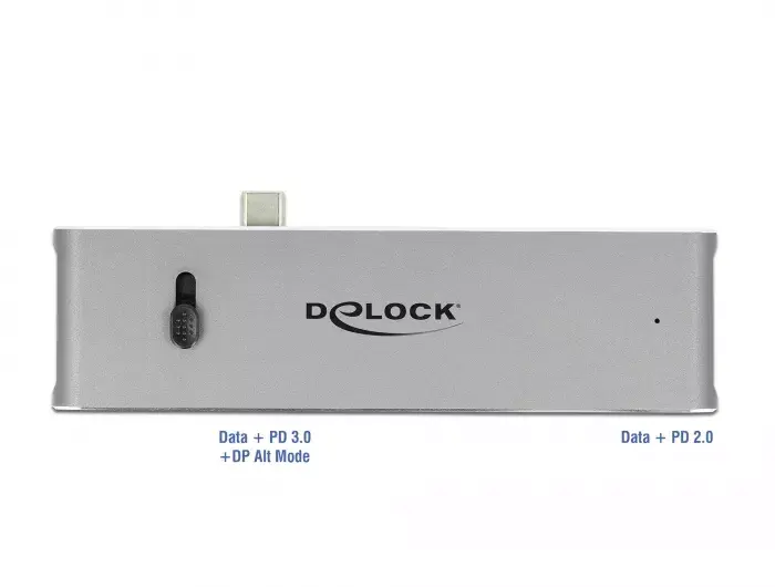 Doku stacija DeLOCK Dual USB Type-C ar HDMI USB 3.2 SD PD 3.0 Photo 4