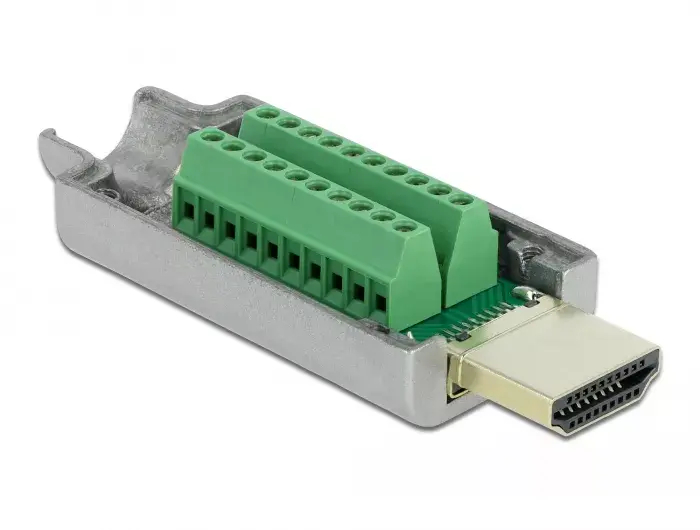 HDMI-A vīriešu uz termināla bloku DeLOCK 65201 Photo 3