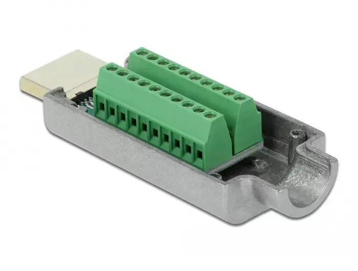 HDMI-A vīriešu uz termināla bloku DeLOCK 65201 Photo 4