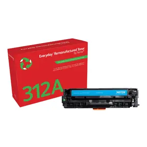 Картридж тонерный Xerox Everyday Cyan восстановленный, совместимый с HP 312A (CF381A), стандартная ёмкость, 1 шт