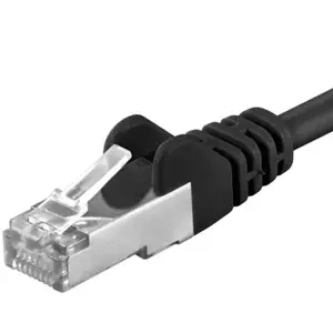 Сетевой кабель PremiumCord SP6ASFTP030C RJ-45 Cat6a 3 м Черный