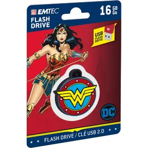 USB flash drive EMTEC Wonder Woman Collector 16 GB USB Type-A 2.0 Multicolour