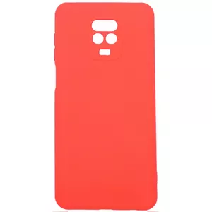 Protective soft-touch TPU phone case Evelatus for Xiaomi Redmi Note 9 Pro, red