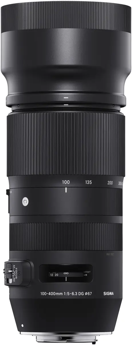 Telefoto tālummaiņas objektīvs Sigma 100-400 mm