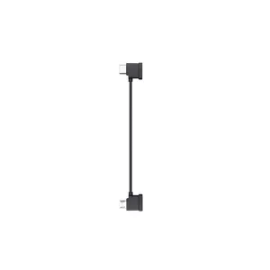 USB kabelis Micro-USB B uz USB C melns DJI CP.MA.00000225.01