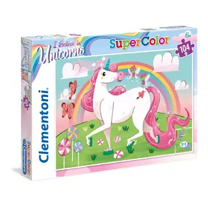 Пазл Clementoni I Believe in Unicorns — 104 элемента, мультяшный, 6–8 лет