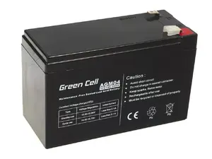UPS battery Green Cell AGM04 12V 7Ah Sealed Lead Acid (VRLA) black, 1 pc