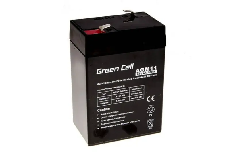 UPS battery Green Cell AGM11 6V 5Ah Photo 6