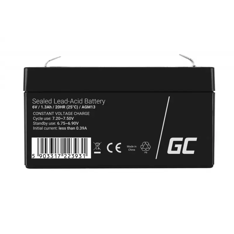 Green Cell AGM13 UPS akumulators 6 V 1.3 Ah Photo 2