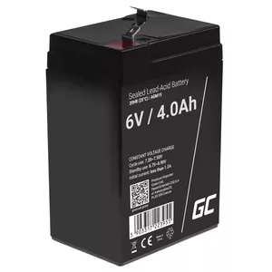 UPS battery Green Cell AGM15, 6 V, 4 Ah, Sealed Lead Acid (VRLA), black, 680 g