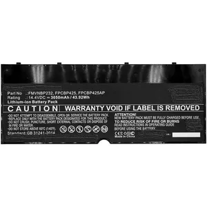 Akumulators CoreParts MBXFU-BA0027 Fujitsu LifeBook T904 T904U T935 U745