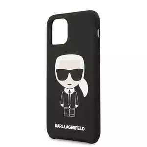 Силиконовый чехол Karl Lagerfeld для iPhone 11 Pro — черный