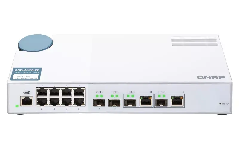 Управляемый L2 сетевой коммутатор QNAP QSW-M408-2C Photo 2