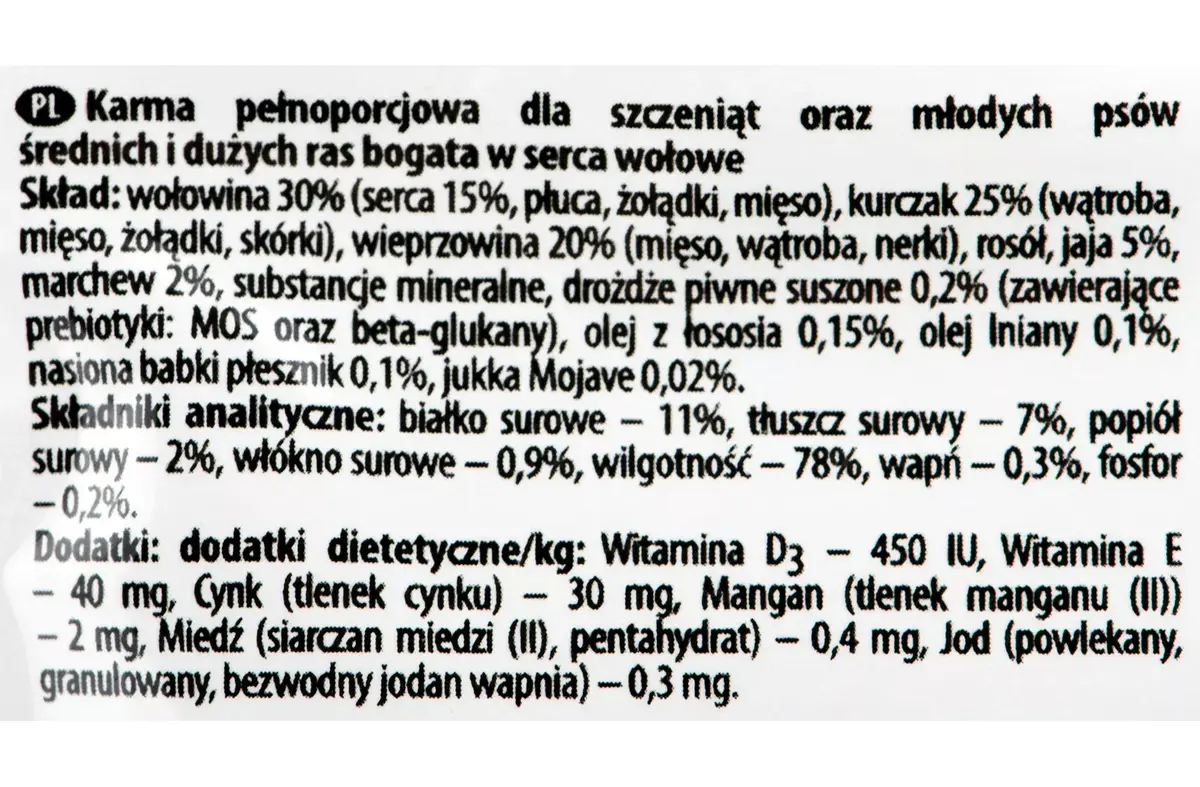 Konservēta suņu barība dolina noteci Premium Junior 300 g Photo 3