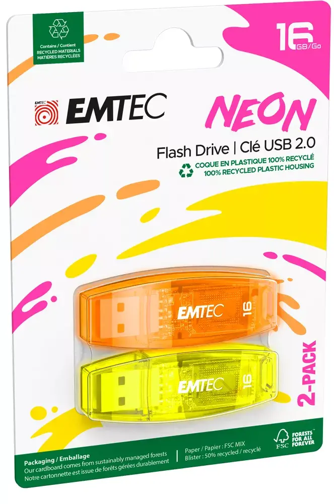 USB флеш-накопитель Emtec C410 Neon 16GB Photo 3