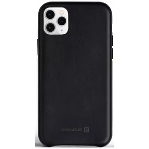 Кожаный чехол Evelatus для iPhone 11 Pro Max — чёрный