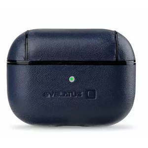 Protective case Evelatus for Apple AirPods Pro — Leather Dark Blue