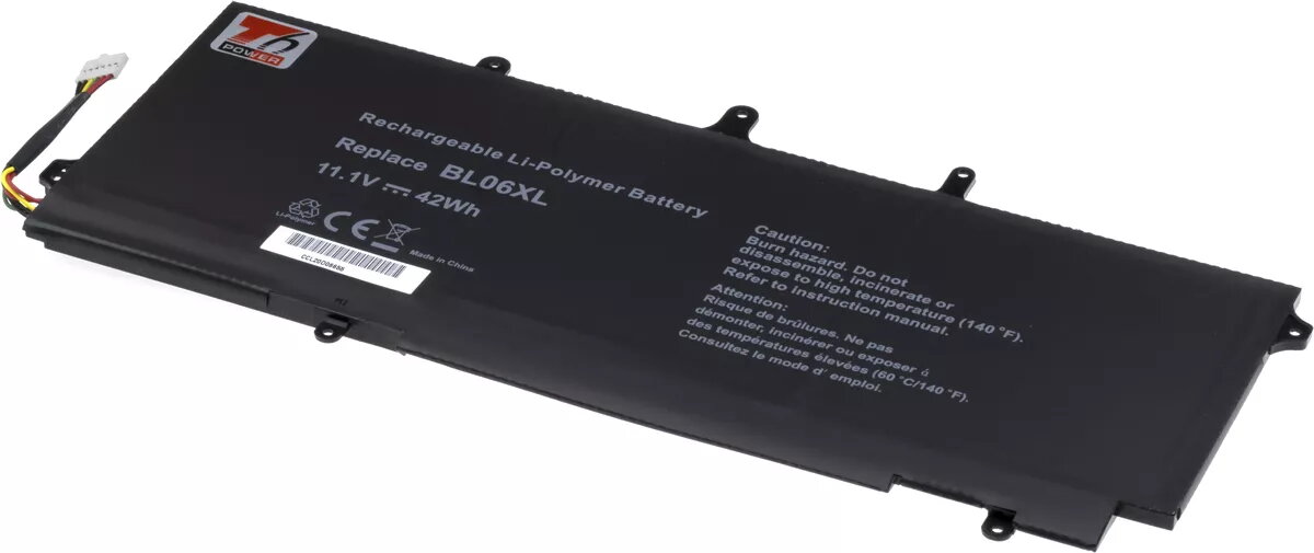 Klēpjdatora akumulators t6 power priekš HP