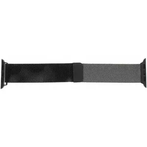 Тактический металлический магнитный ремешок Loop для Apple Watch 42/44 мм — совместим с Series 1–6 и SE, чёрный