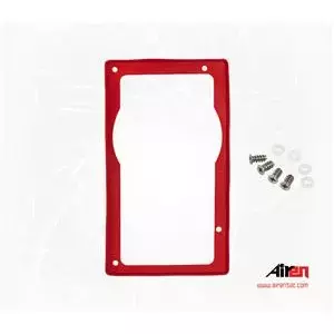 Power supply antivibration gasket AIREN RedVibes PSU red, foam damping pad for PSU vibration isolation