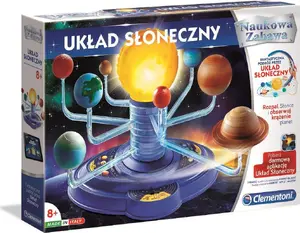 Обучающая игрушка Clementoni Solar System 50107 - набор с моделями планет и Солнца (PL)