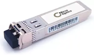 Fiber optic SFP transceiver MicroOptics MO-MGB-SX — 850 nm wavelength, 550 m reach
