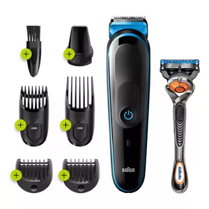 Braun MGK3245 hair trimmers/clipper Black, Blue 13