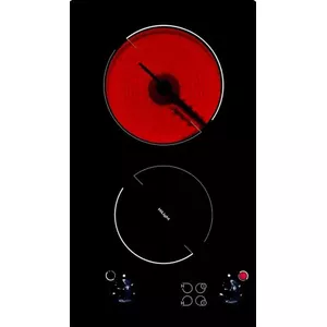 Hansa BHCS38120030 hob Black Built-in Ceramic 2 zone(s)