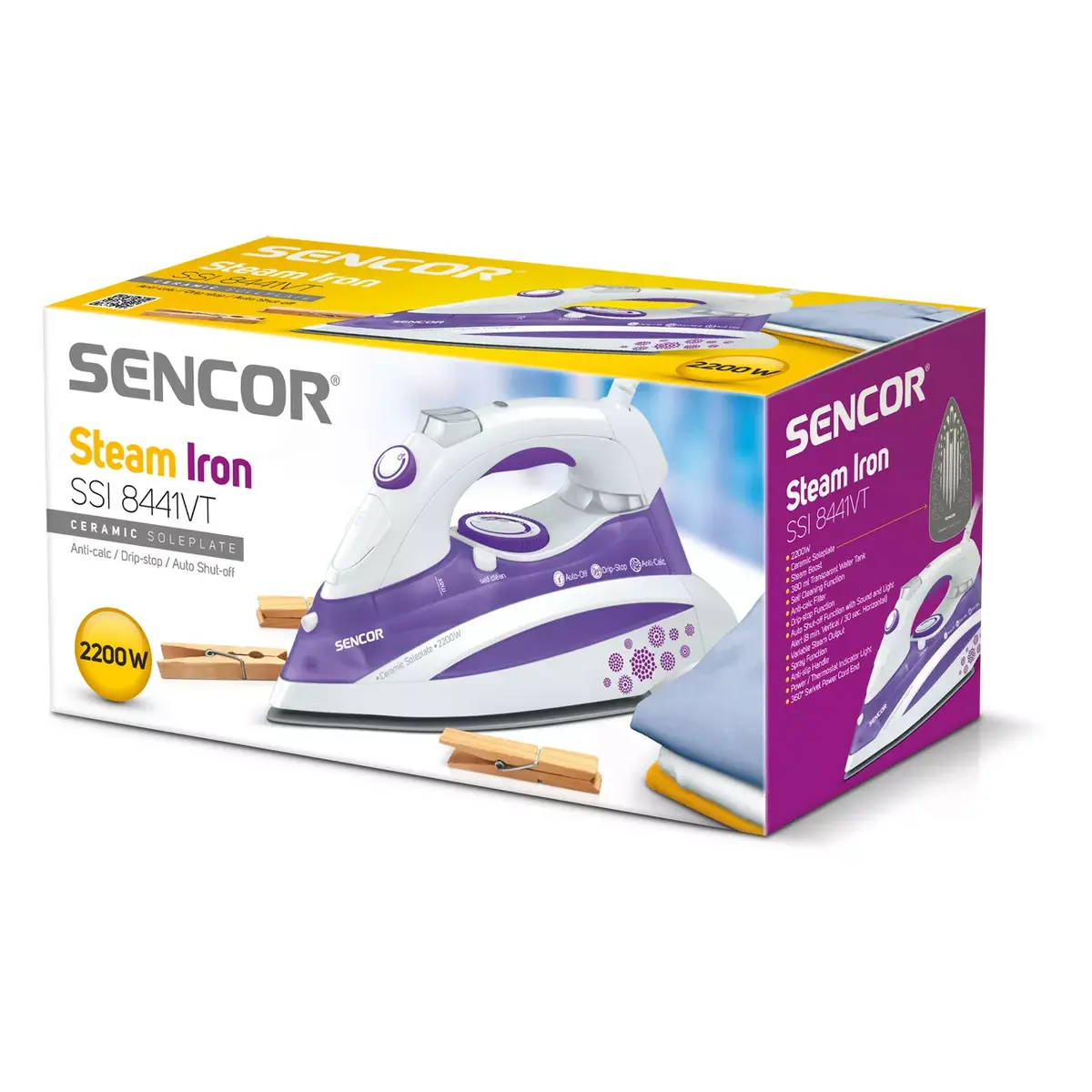 SENCOR SSI 8441 VT Dry & Steam утюг 2200 Вт Photo 2