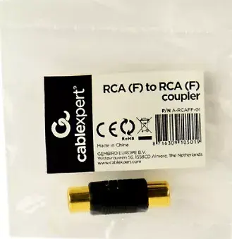 Cable gender changer RCA Gembird A-RCAFF-01 Photo 2