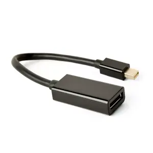 Mini DisplayPort to DisplayPort cable Gembird A-MDPM-DPF4K-01, 0.15 m, black