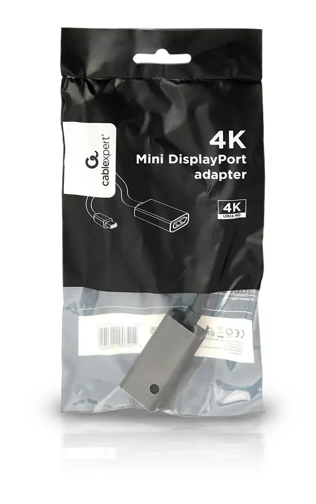 Gembird Mini DisplayPort to DisplayPort cable A-MDPM-DPF4K-01 Photo 2