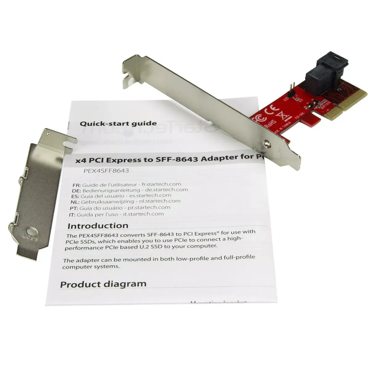 Adapter PCI Express StarTech.com PEX4SFF8643 Photo 5